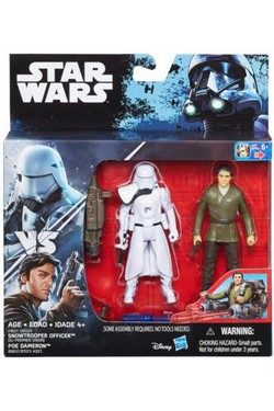 FIRST ORDER SNOWTROOPER OFFICER and POE DAMERON The Force Aw